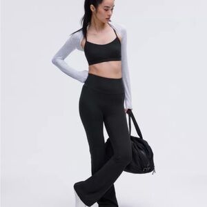 Lululemon Athletica Black Flared Leggings